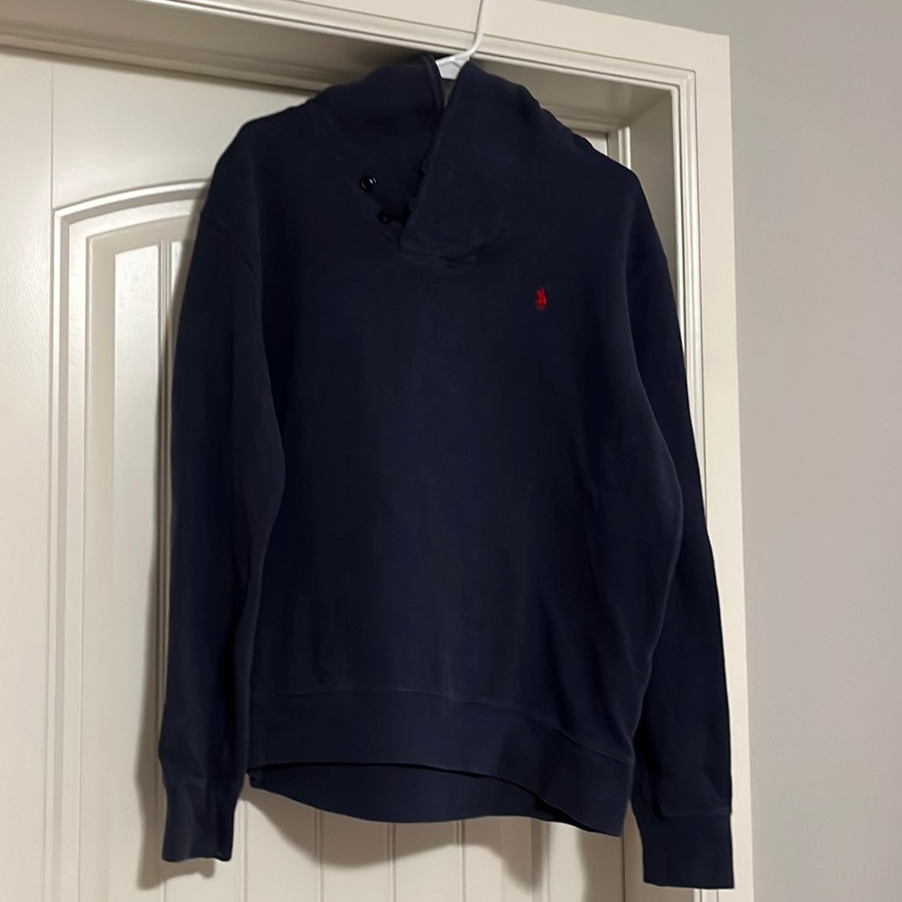 Navy Polo Sweater